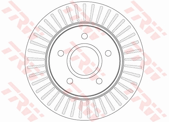 Brake Disc TRW SINGLE DF6253S
