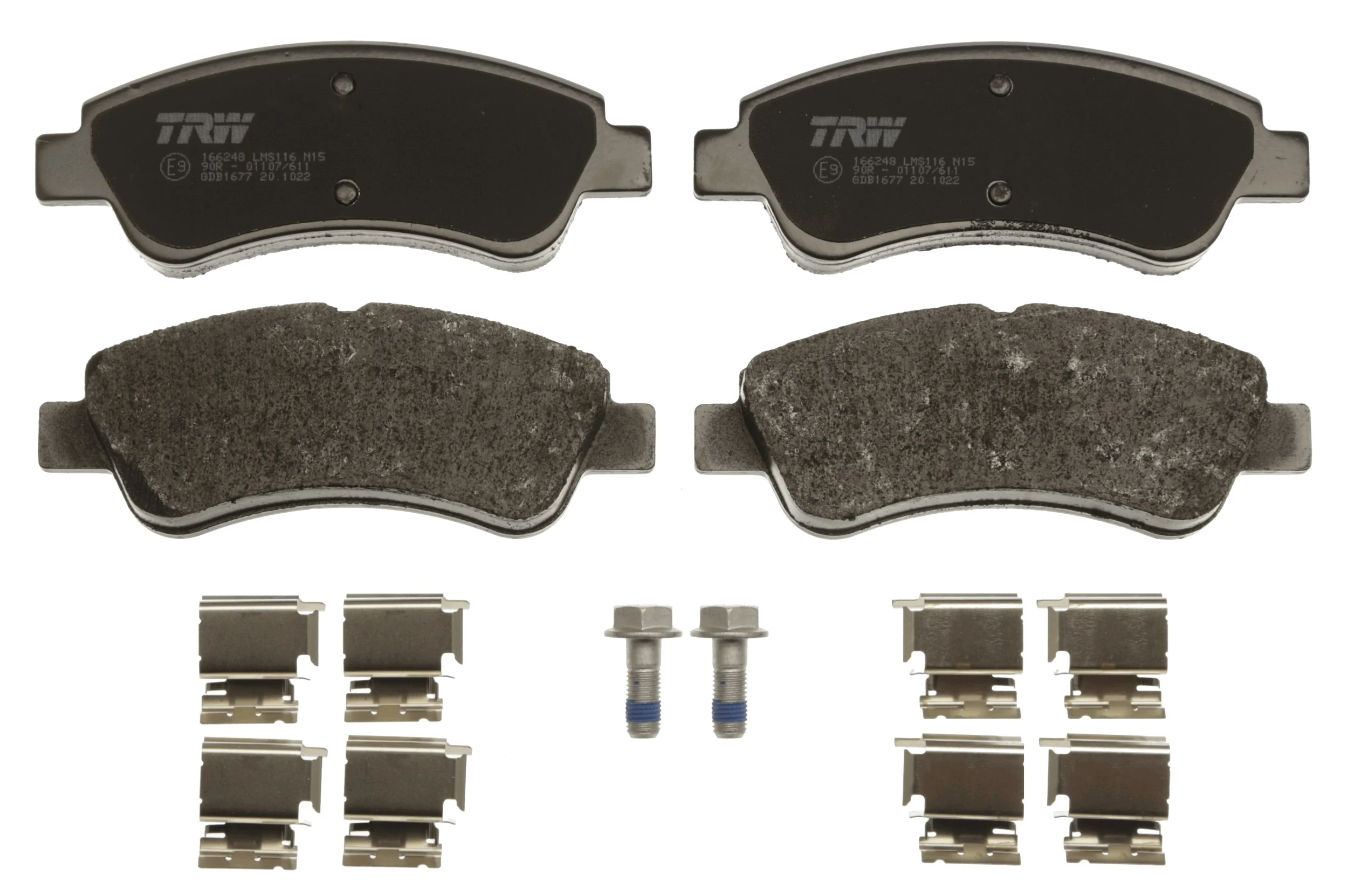 Brake Pad Set, disc brake COTEC GDB1677