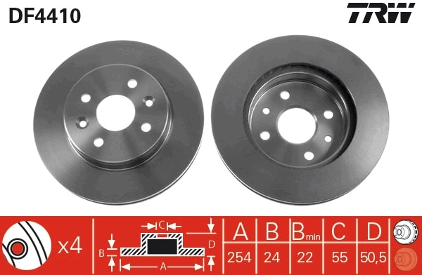 Brake Disc DF4410