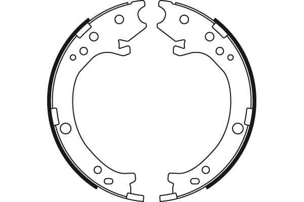 Brake Shoe Set, parking brake GS8779