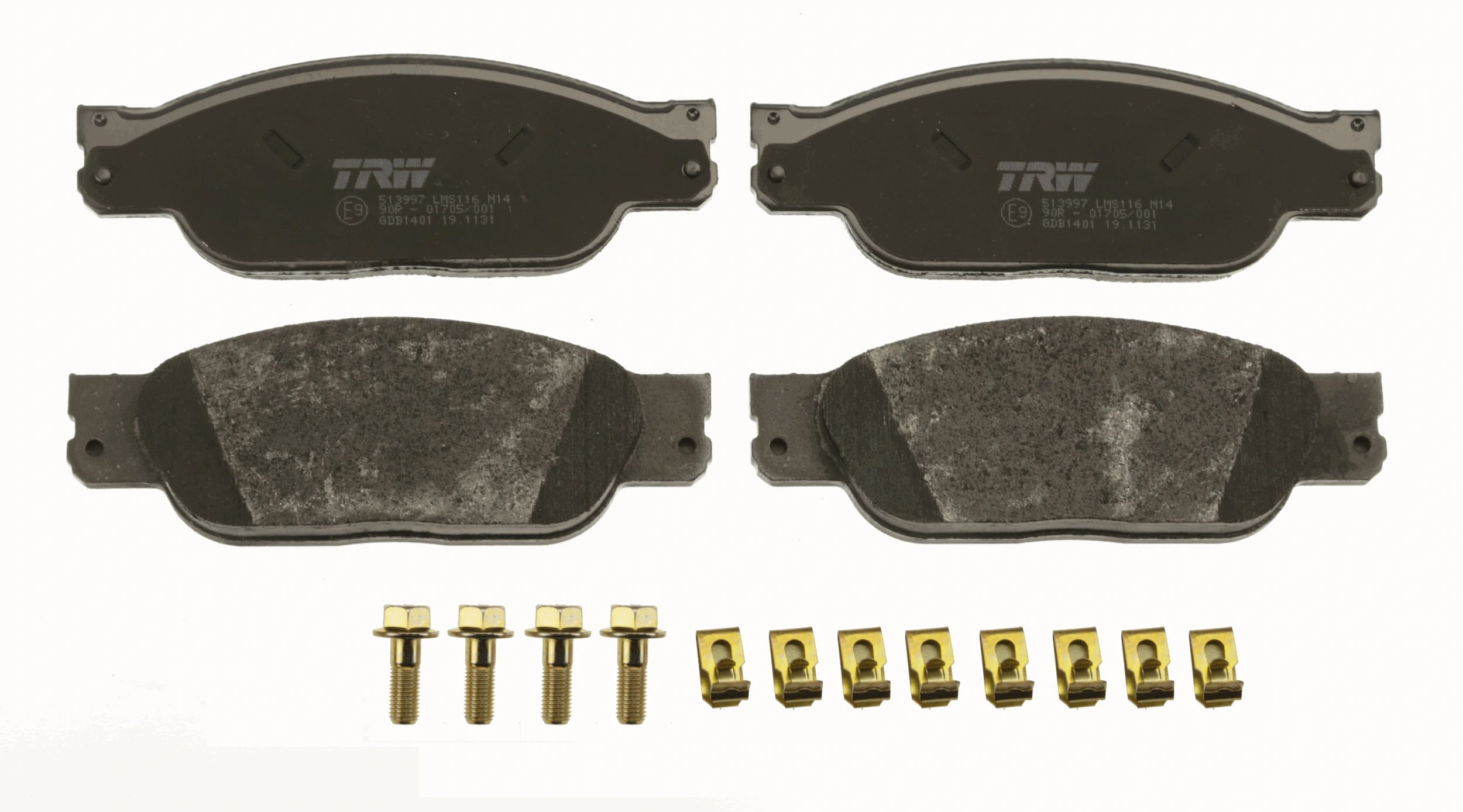 Brake Pad Set, disc brake COTEC GDB1401