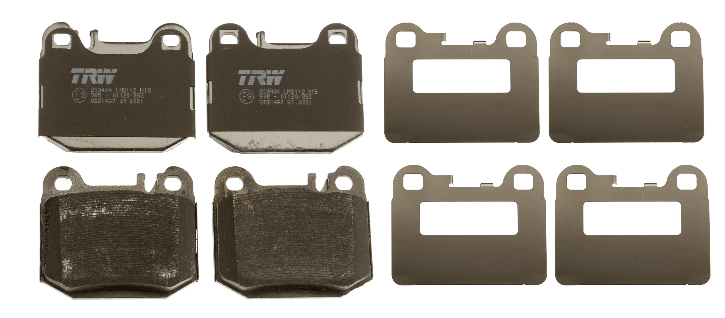 Brake Pad Set, disc brake COTEC GDB1457