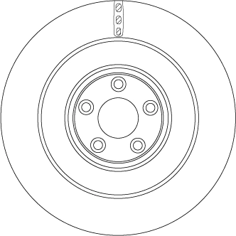 Brake Disc TRW SINGLE DF6654S