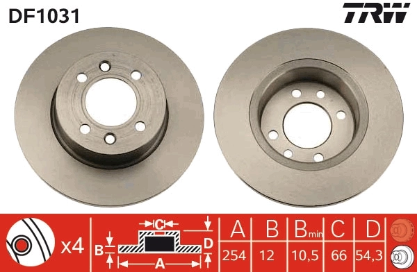 Brake Disc DF1031