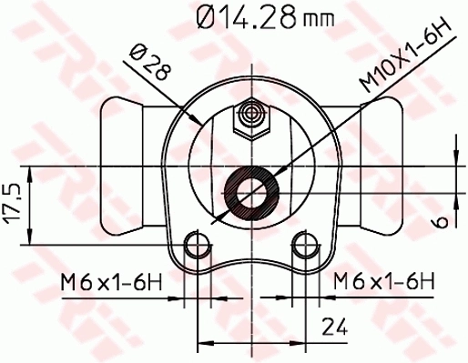 TRW BWA109 Wheel Brake Cylinder