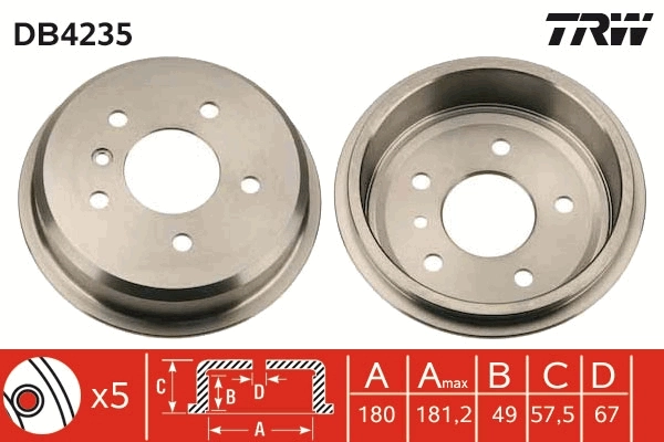 Brake Drum DB4235