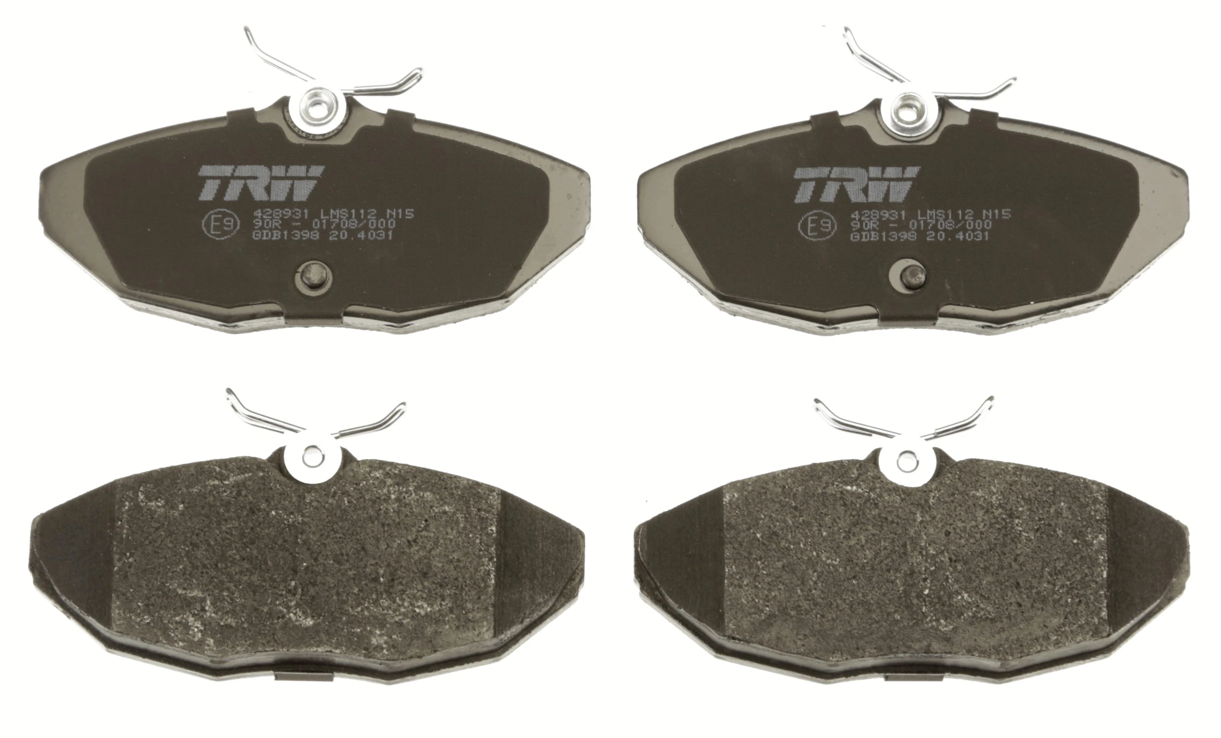 Brake Pad Set, disc brake COTEC GDB1398