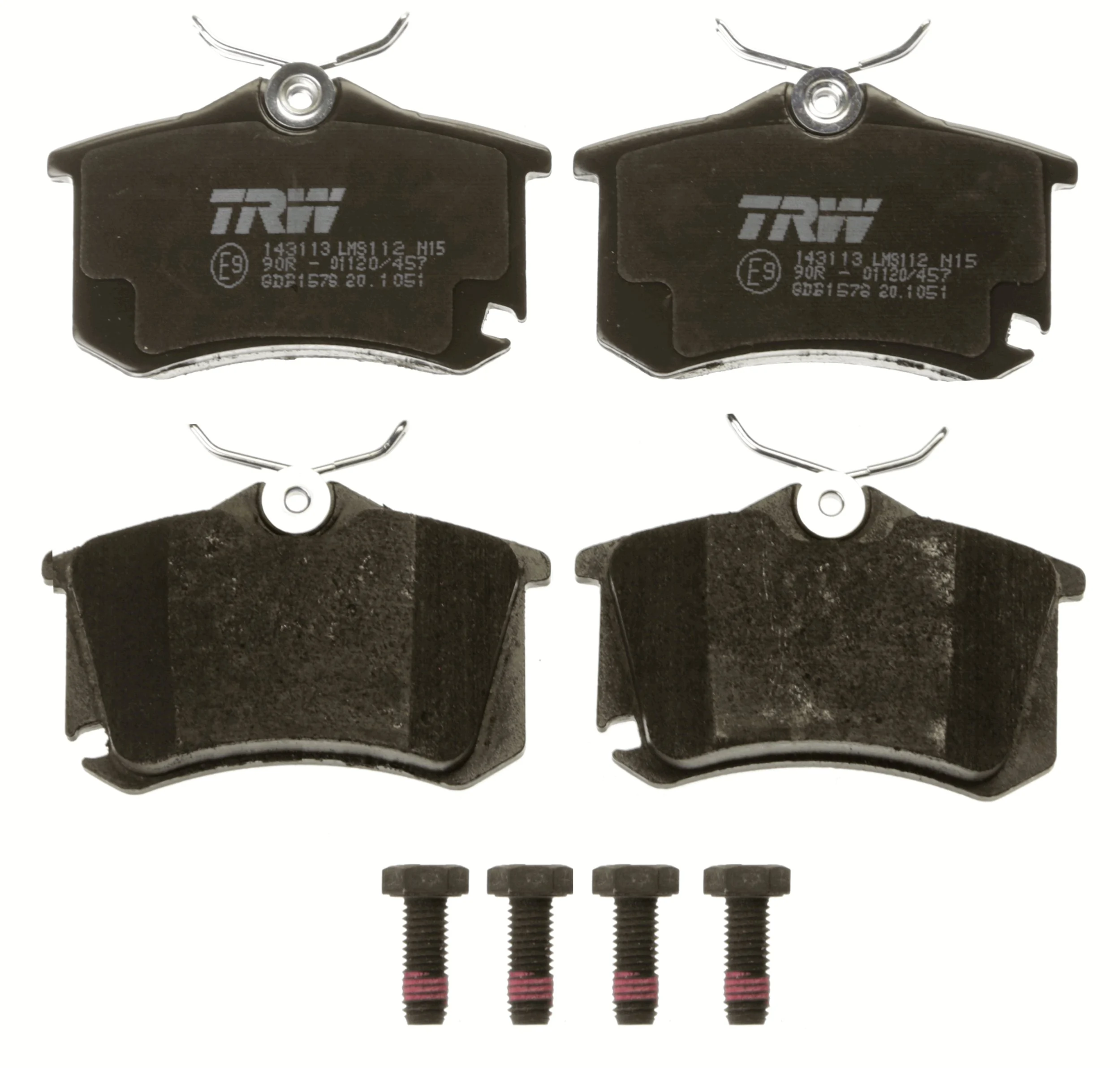 Brake Pad Set, disc brake COTEC GDB1578