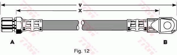 TRW PHD302 Brake Hose