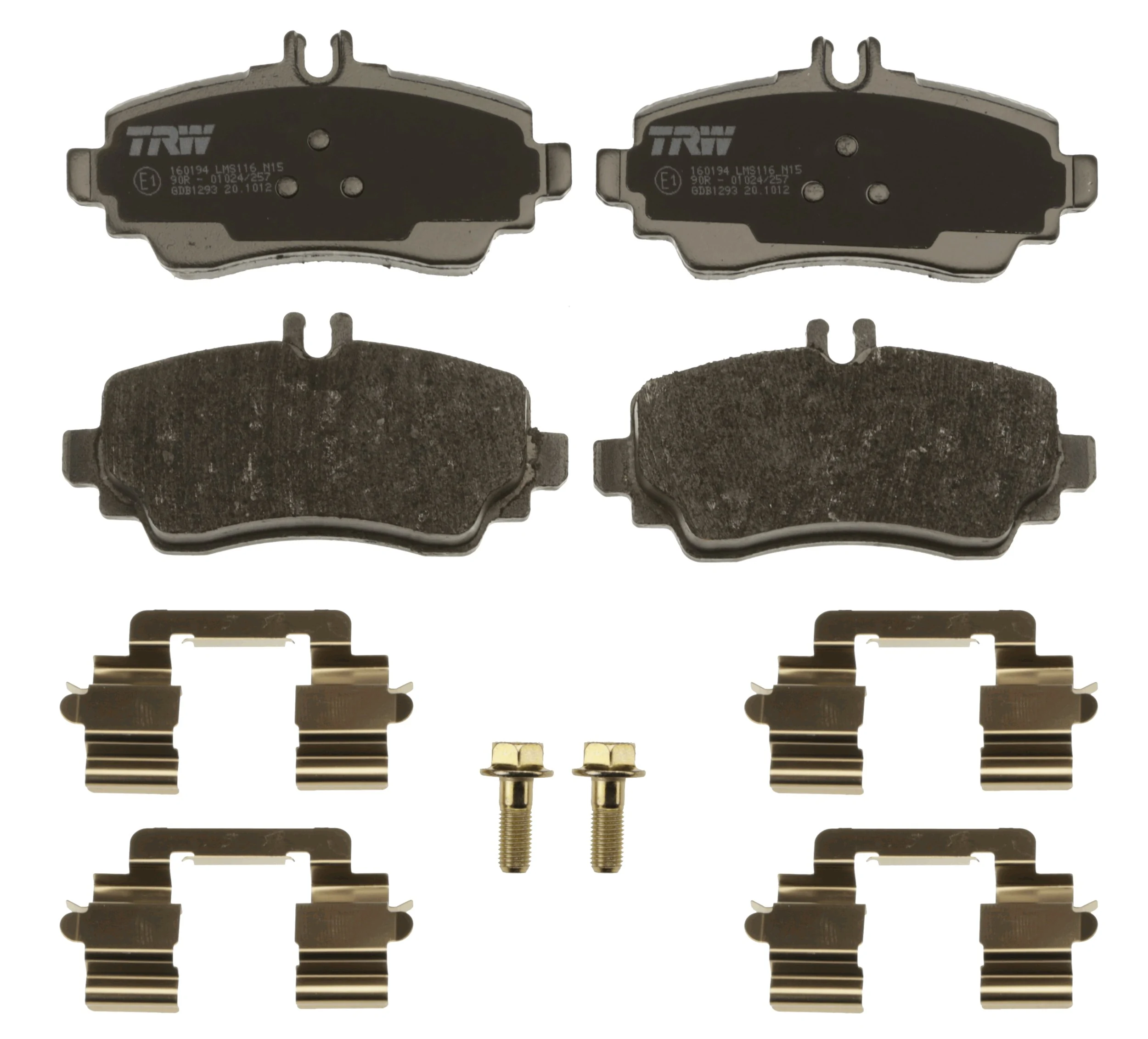 Brake Pad Set, disc brake COTEC GDB1293