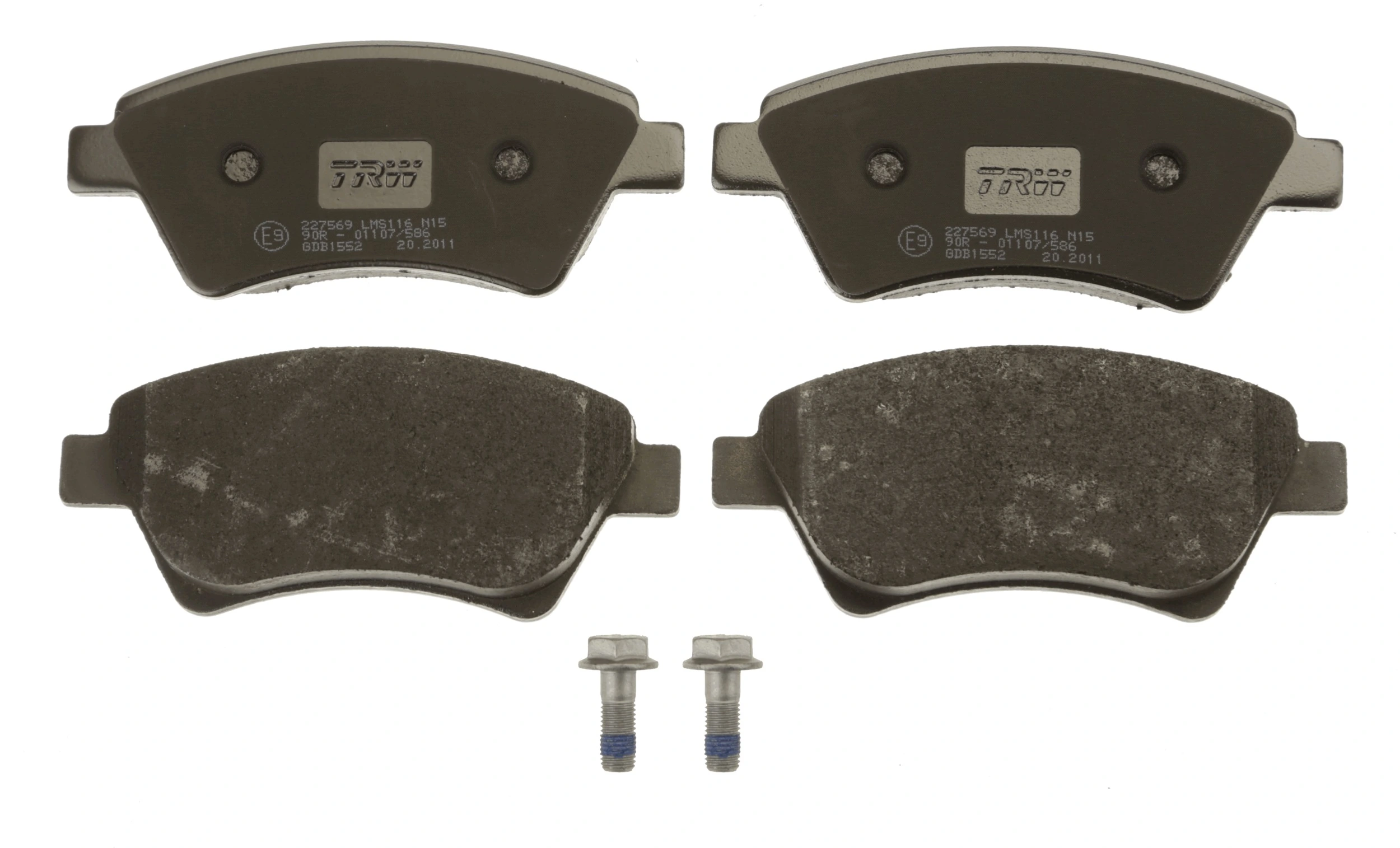 Brake Pad Set, disc brake COTEC GDB1552