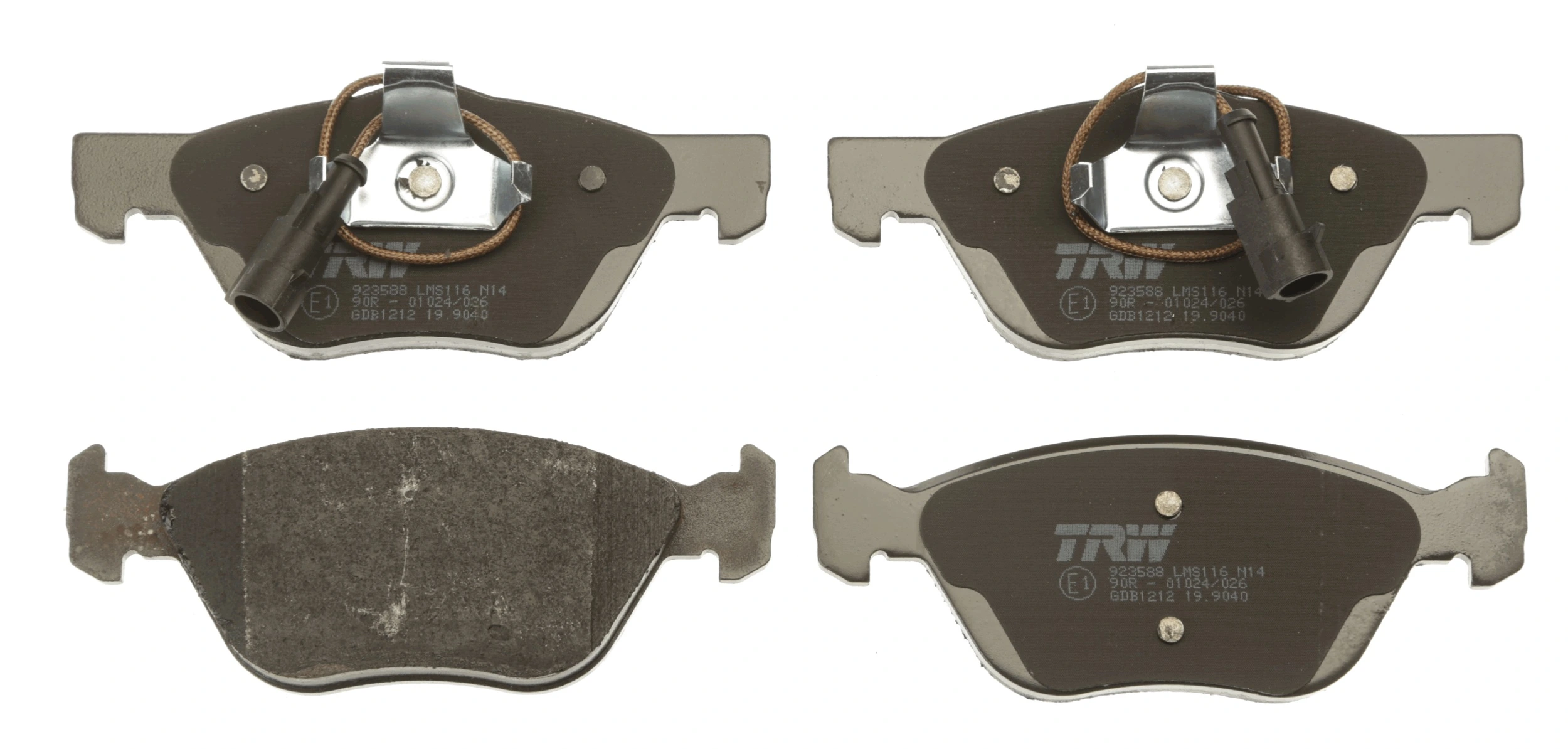 Brake Pad Set, disc brake COTEC GDB1212