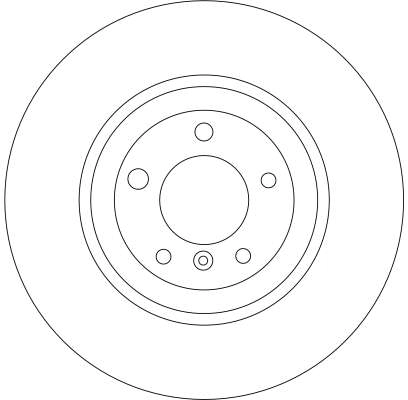 Brake Disc TRW SINGLE DF4350S
