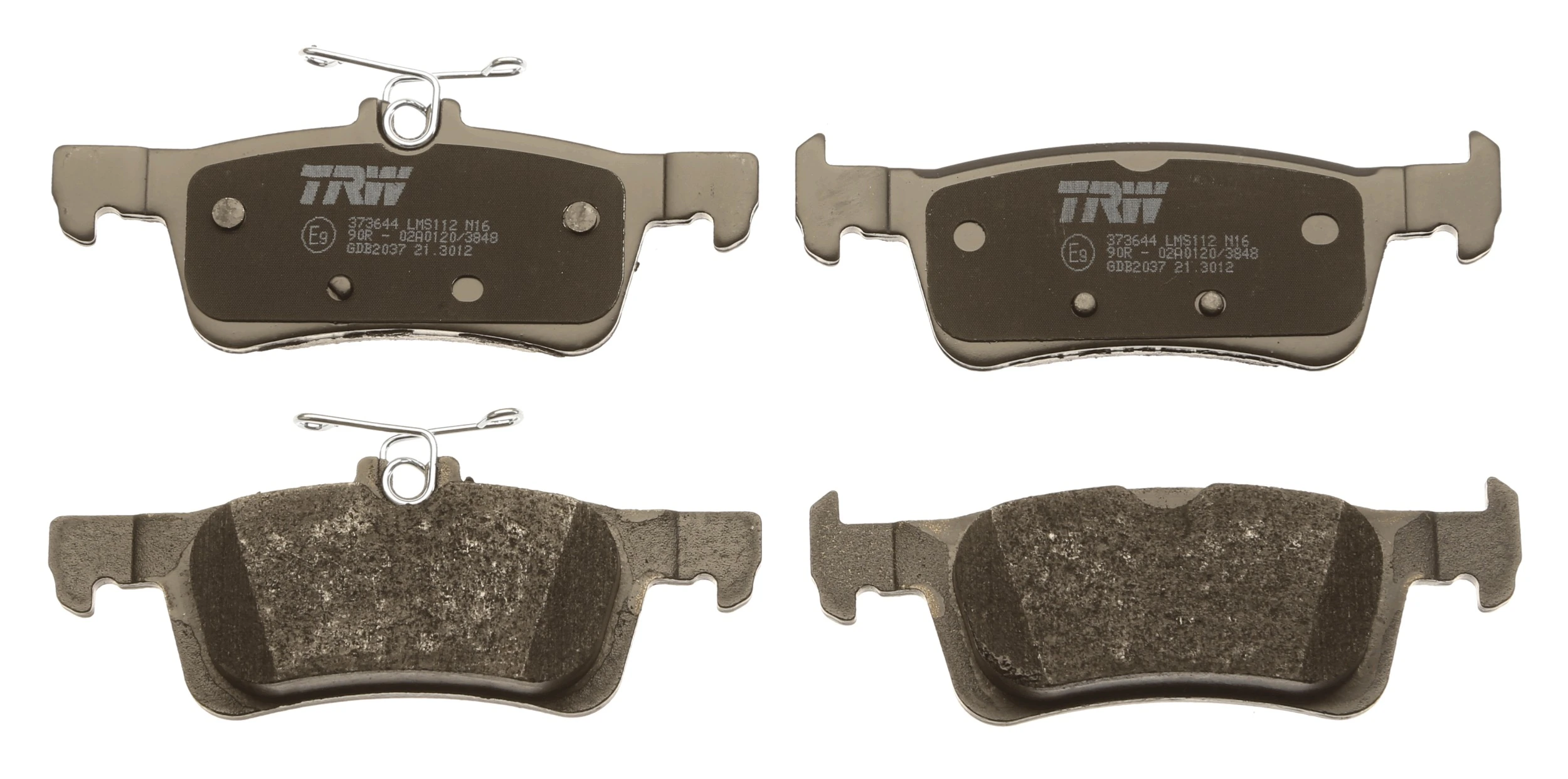 Brake Pad Set, disc brake COTEC GDB2037