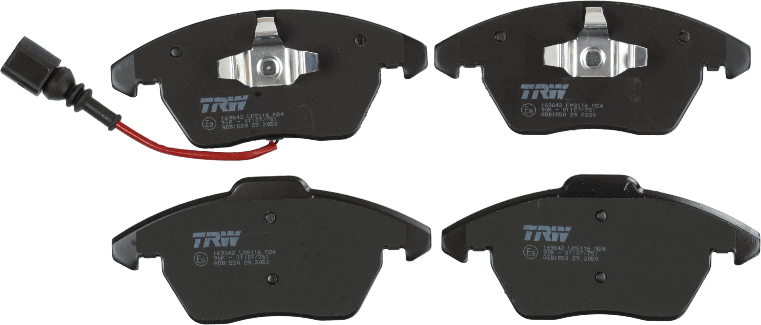 TRW GDB1550 Brake Pad Set, disc brake