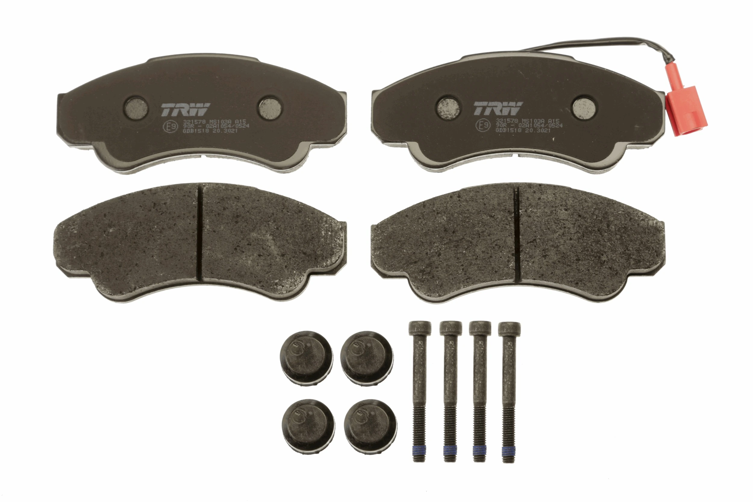 Brake Pad Set, disc brake COTEC GDB1518