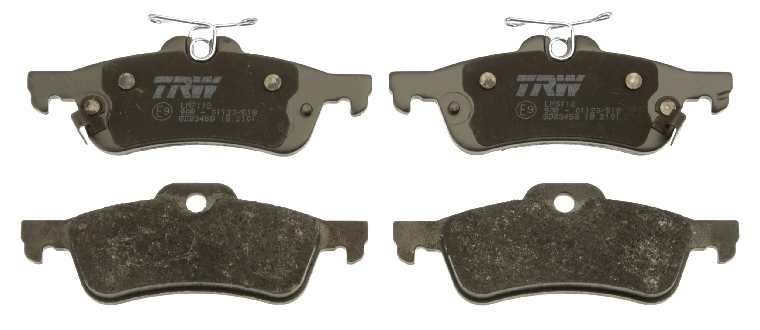 Brake Pad Set, disc brake COTEC GDB3458