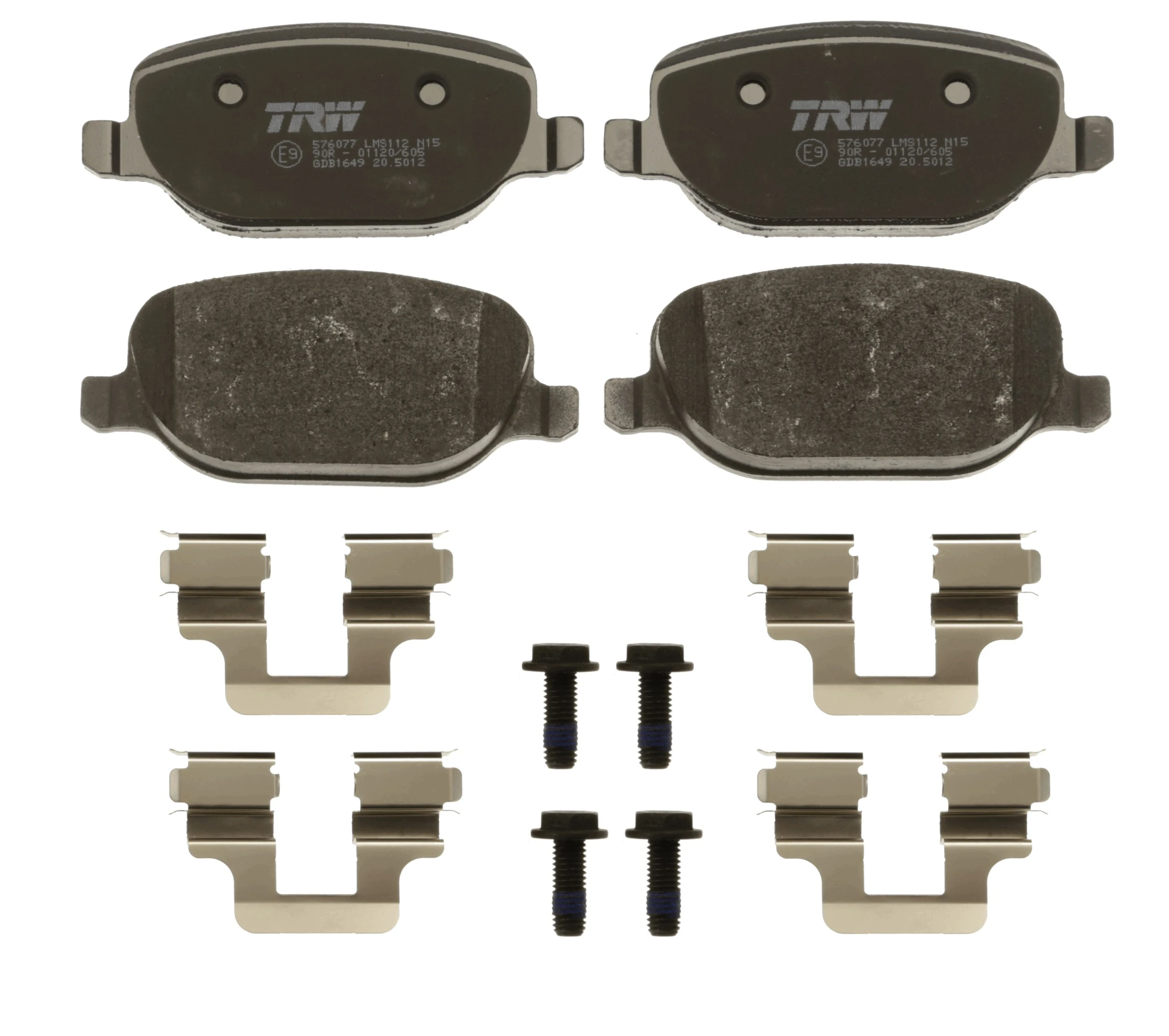 Brake Pad Set, disc brake COTEC GDB1649