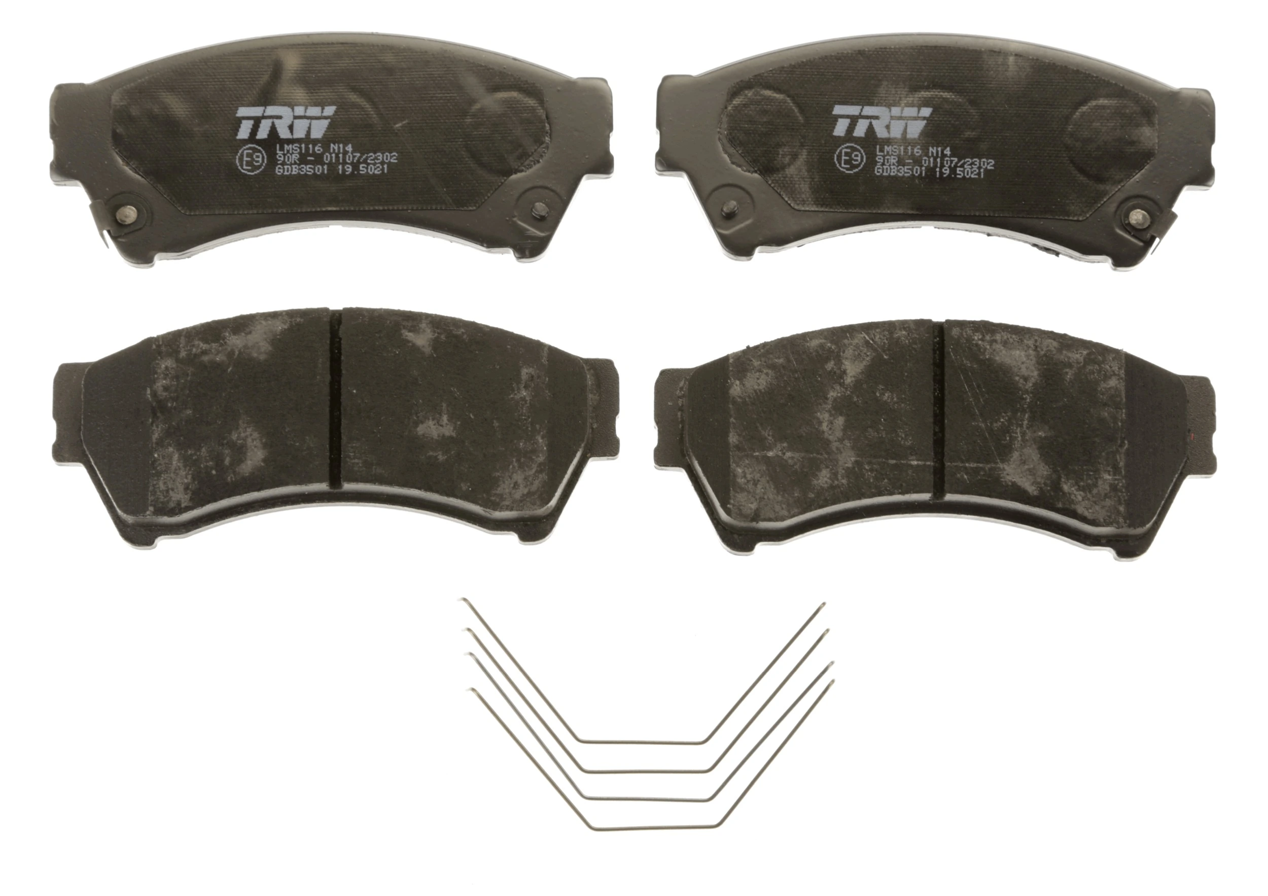 Brake Pad Set, disc brake COTEC GDB3501