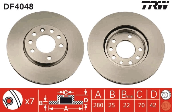 Brake Disc DF4048