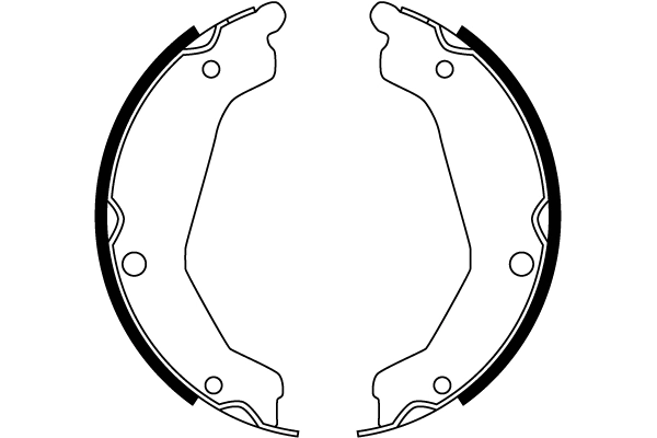 Brake Shoe Set, parking brake GS8763
