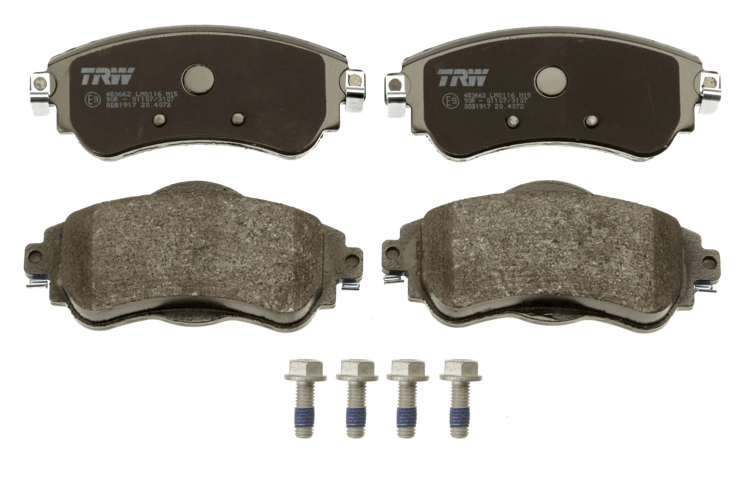 Brake Pad Set, disc brake COTEC GDB1917