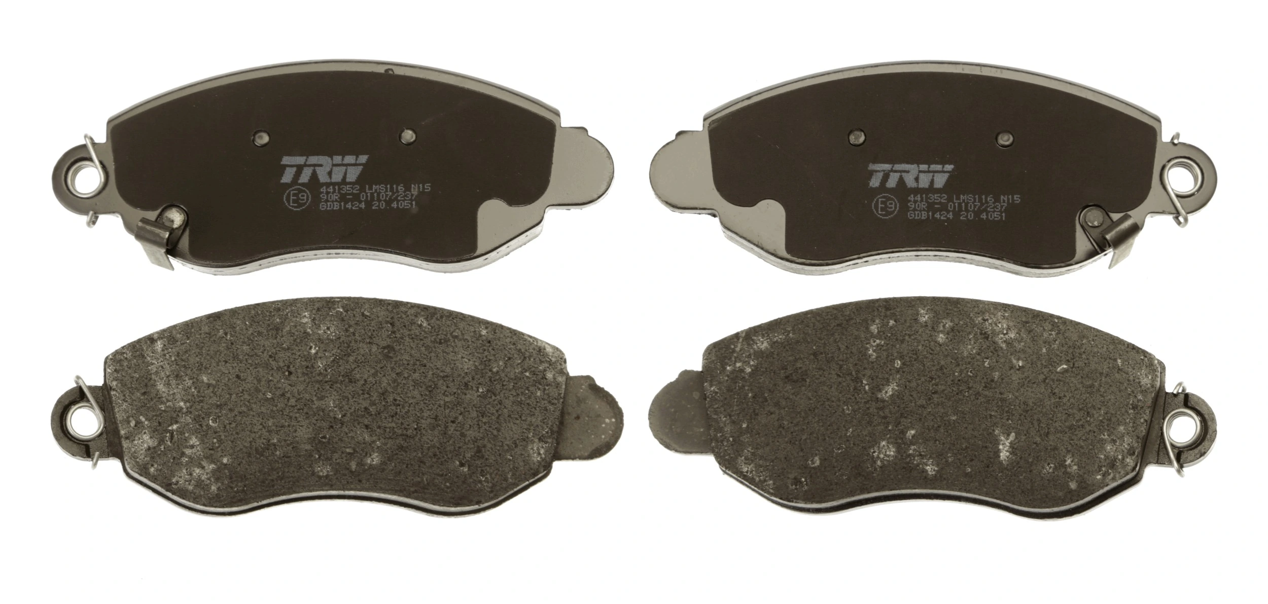 Brake Pad Set, disc brake COTEC GDB1424