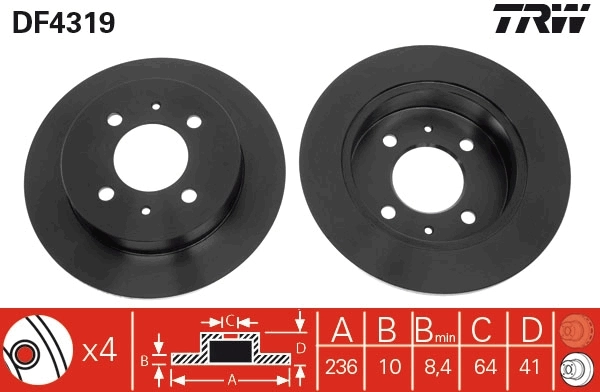Brake Disc DF4319