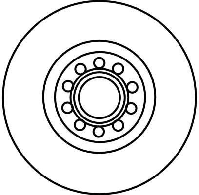 Disco de freno TRW SINGLE DF4262S