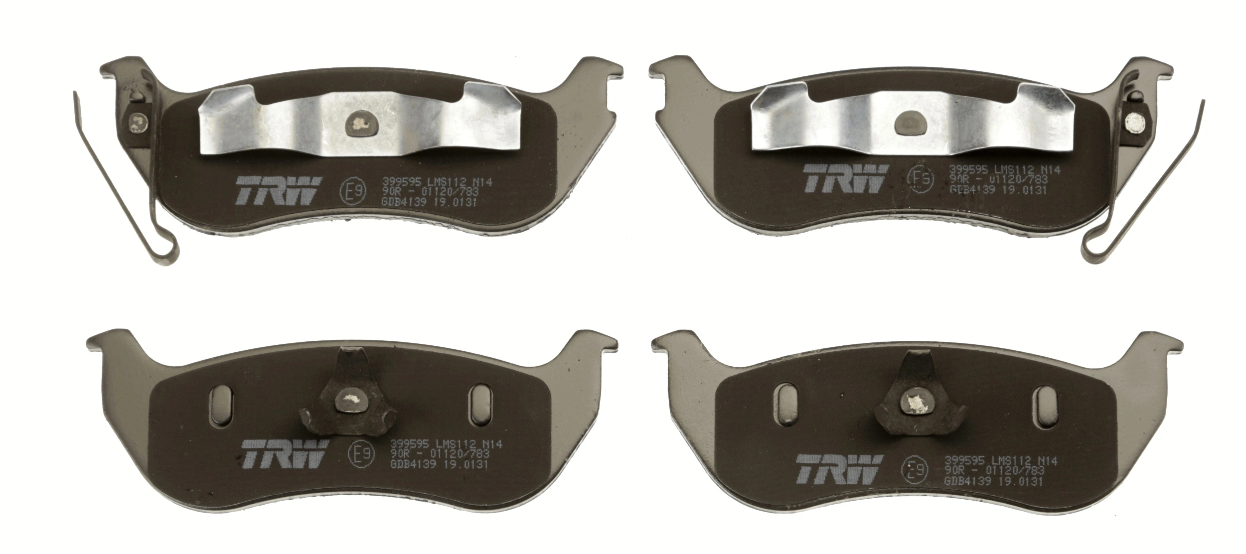 Brake Pad Set, disc brake COTEC GDB4139
