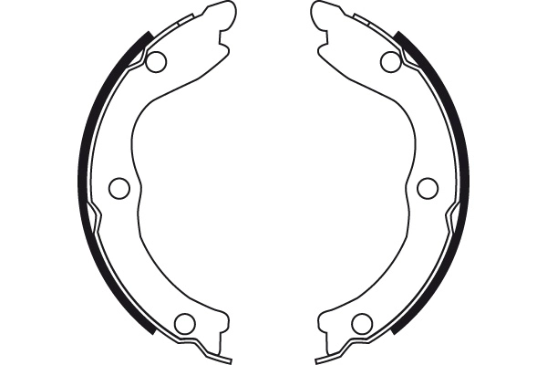 Brake Shoe Set, parking brake GS8710