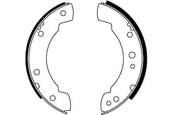 Brake Shoe Set GS6140