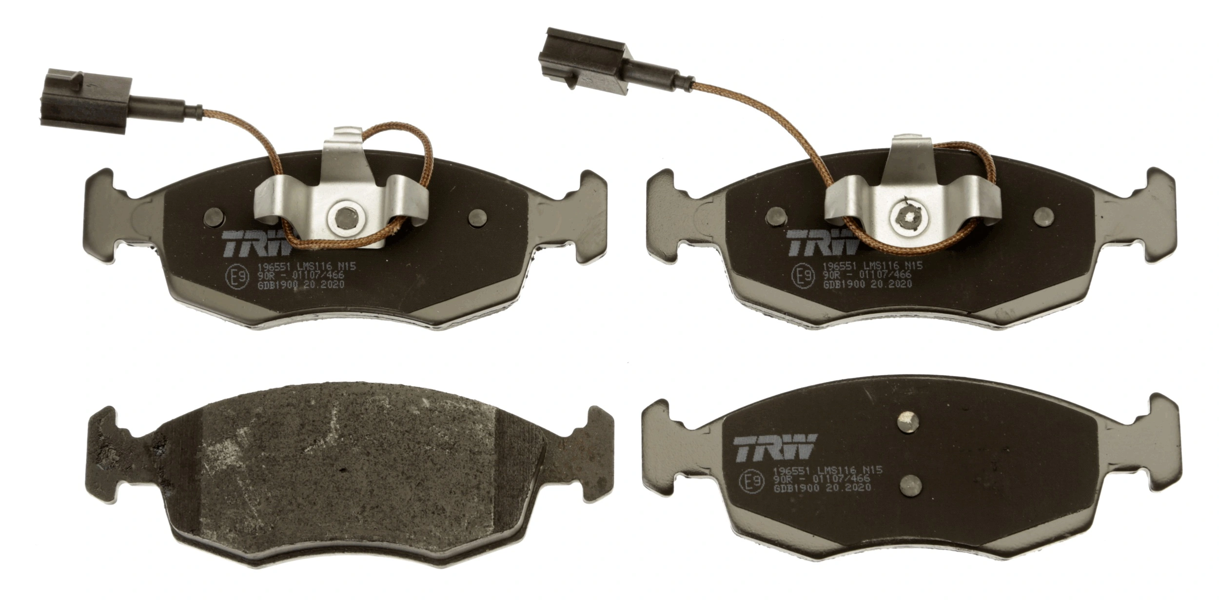 Brake Pad Set, disc brake COTEC GDB1900