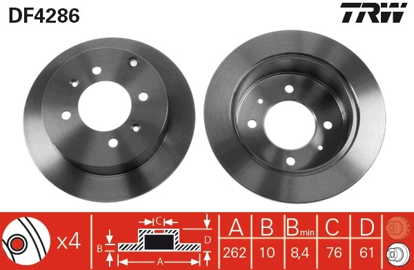 Brake Disc DF4286