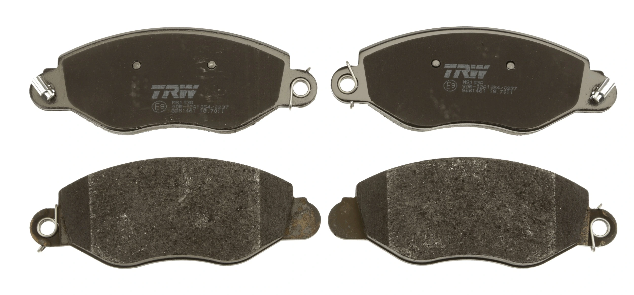 Brake Pad Set, disc brake COTEC GDB1461