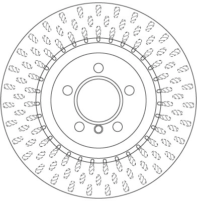 Brake Disc TRW SINGLE DF6506S
