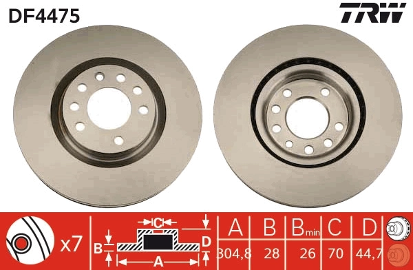 Brake Disc DF4475