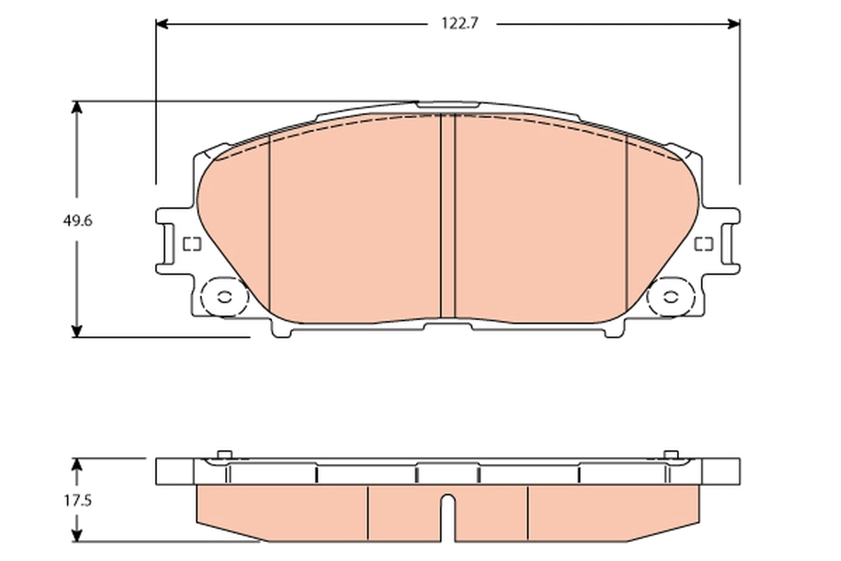 Brake Pad Set, disc brake GDB3459