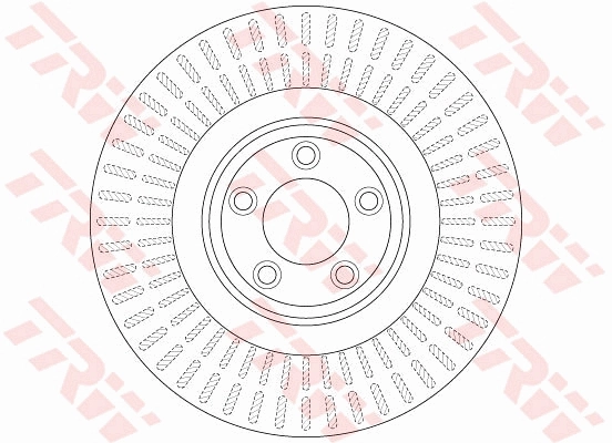 Brake Disc TRW SINGLE DF6146S
