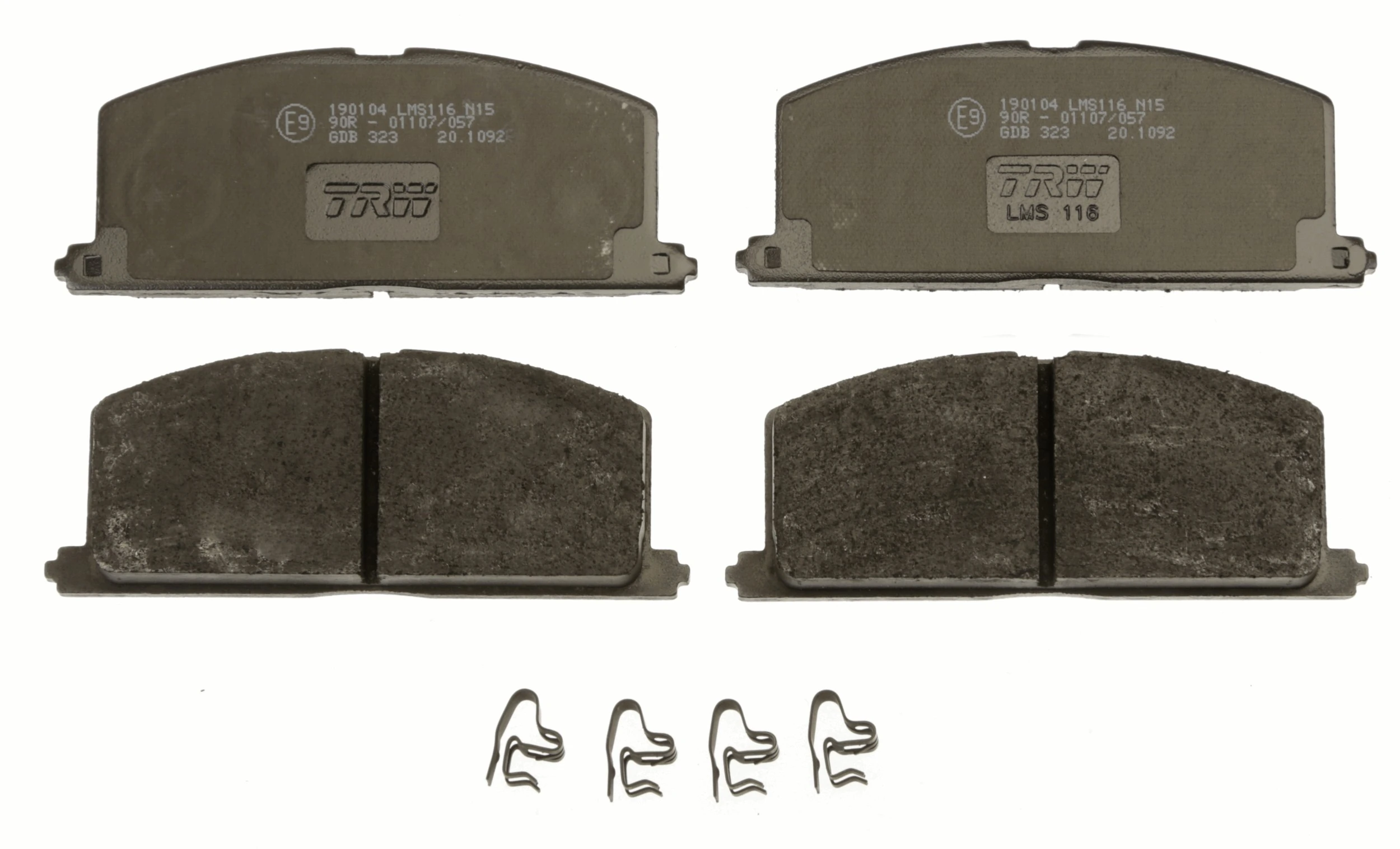 Brake Pad Set, disc brake COTEC GDB323