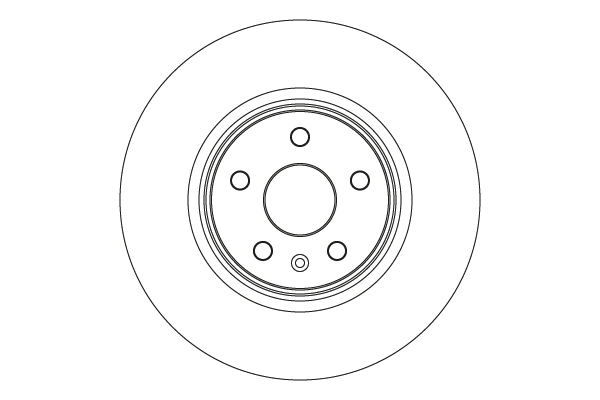 Brake Disc TRW SINGLE DF6585S