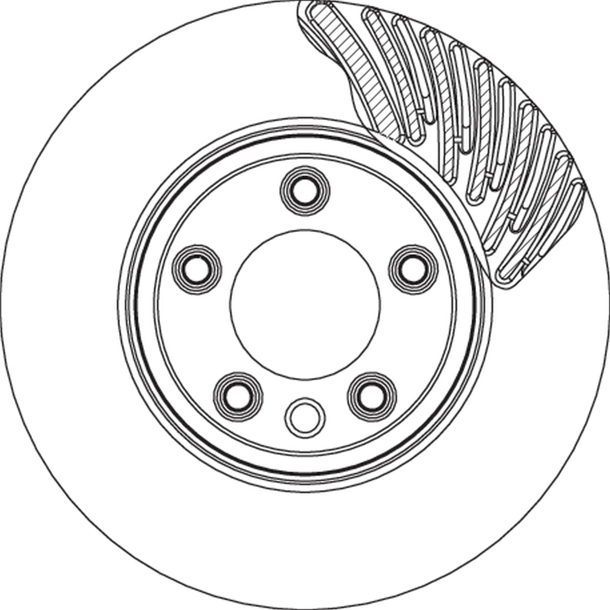 Brake Disc TRW SINGLE DF4760S