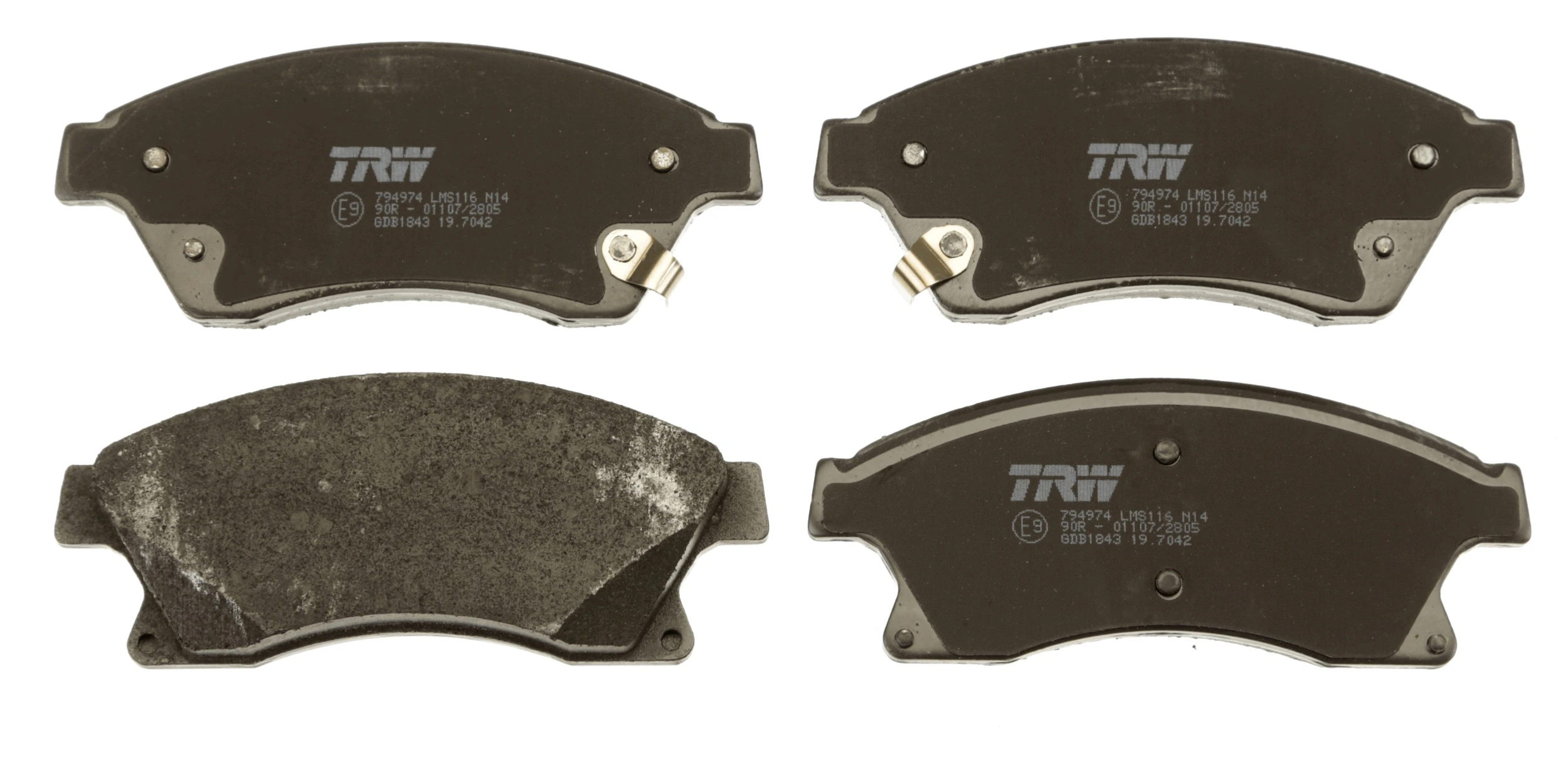 Brake Pad Set, disc brake COTEC GDB1843