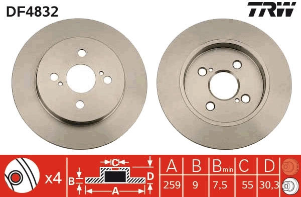 Brake Disc DF4832