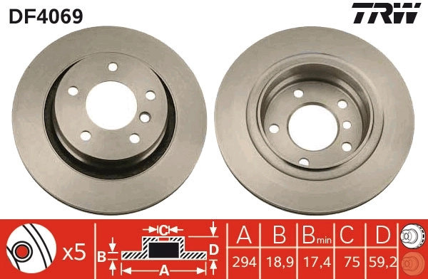Brake Disc DF4069