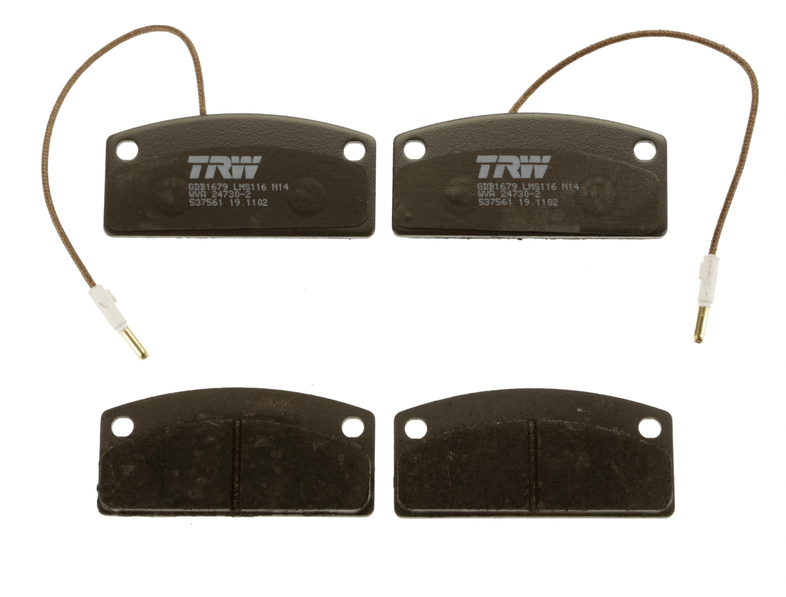 Brake Pad Set, disc brake COTEC GDB1679