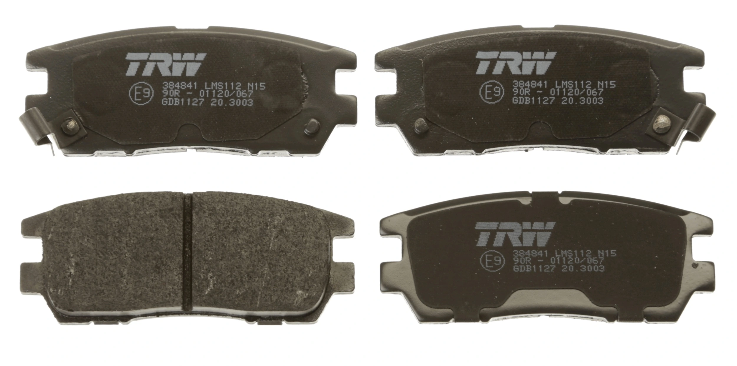 Brake Pad Set, disc brake COTEC GDB1127