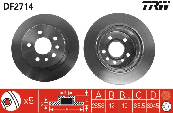 Brake Disc DF2714