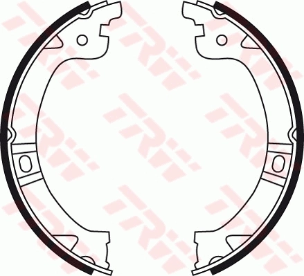 Brake Shoe Set, parking brake GS8759