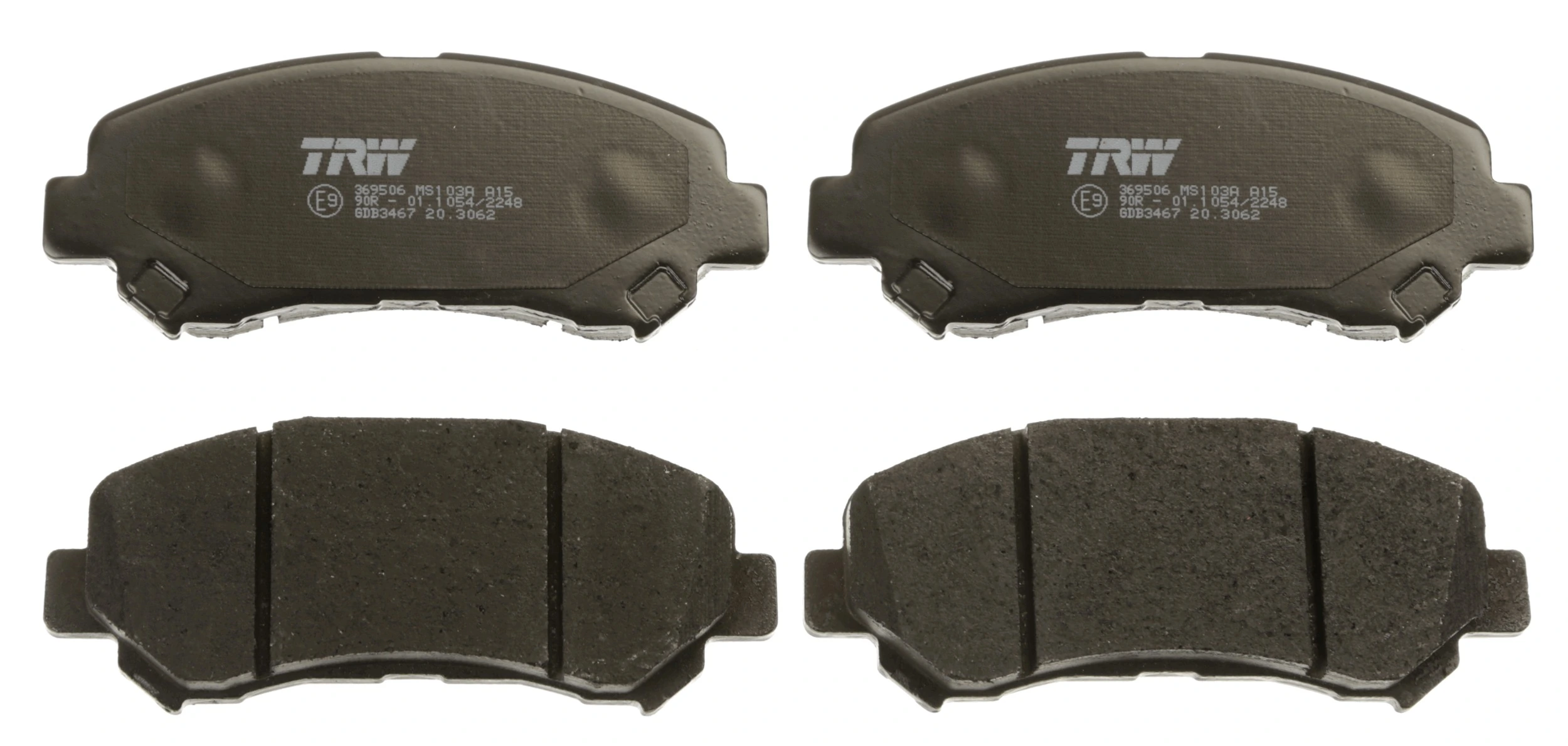 Brake Pad Set, disc brake COTEC GDB3467
